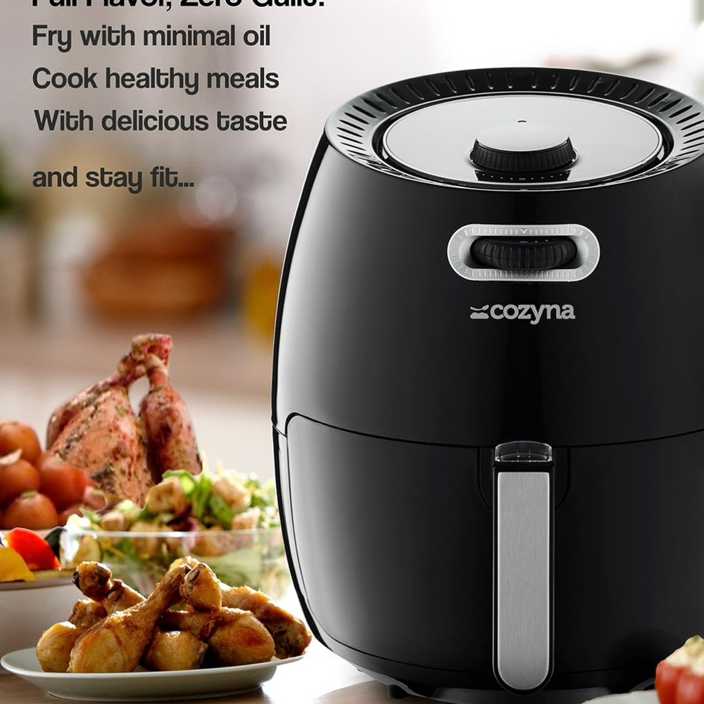 Black Air Fryer View 3